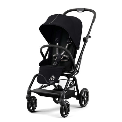 Travel System Eezy S Twist PLUS 2 BLK / SLV + Aton 5 + Base Cybex - Cybex-MiniNuts expertos en coches y sillas de auto para bebé