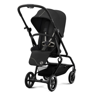 Travel System Eezy S Twist PLUS 2 BLK / SLV + Aton 5 + Base Cybex - Cybex-MiniNuts expertos en coches y sillas de auto para bebé