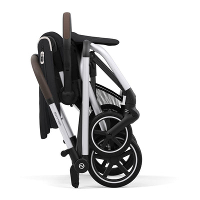 Travel System Eezy S Twist PLUS 2 BLK / SLV + Aton 5 + Base Cybex - Cybex-MiniNuts expertos en coches y sillas de auto para bebé