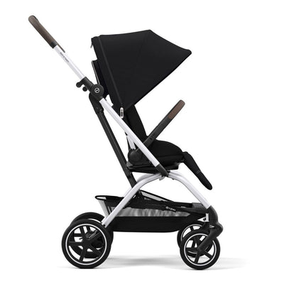 Travel System Eezy S Twist PLUS 2 BLK / SLV + Aton 5 + Base Cybex - Cybex-MiniNuts expertos en coches y sillas de auto para bebé