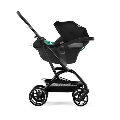 Travel System Eezy S Twist PLUS 2 BLK / SLV + Aton 5 + Base Cybex - Cybex-MiniNuts expertos en coches y sillas de auto para bebé