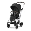 Travel System Eezy S Twist PLUS 2 BLK / SLV + Aton 5 + Base Cybex - Cybex-MiniNuts expertos en coches y sillas de auto para bebé