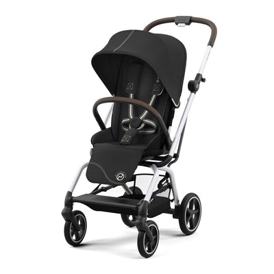 Travel System Eezy S Twist PLUS 2 BLK / SLV + Aton 5 + Base Cybex - Cybex-MiniNuts expertos en coches y sillas de auto para bebé