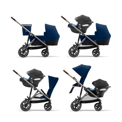 Travel System Gazelle S TPE + Aton 5 + Base - Cybex-MiniNuts expertos en coches y sillas de auto para bebé