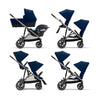 Travel System Gazelle S TPE + Aton 5 + Base - Cybex-MiniNuts expertos en coches y sillas de auto para bebé