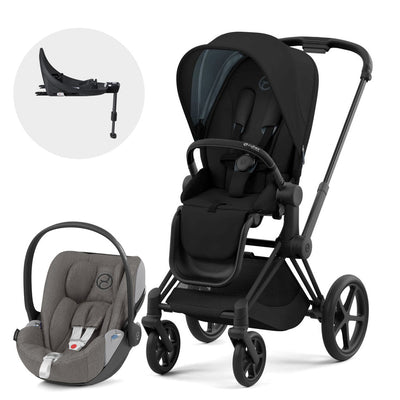 Travel System Priam v4+ Cloud Z + Base Z Cybex - Cybex-MiniNuts expertos en coches y sillas de auto para bebé