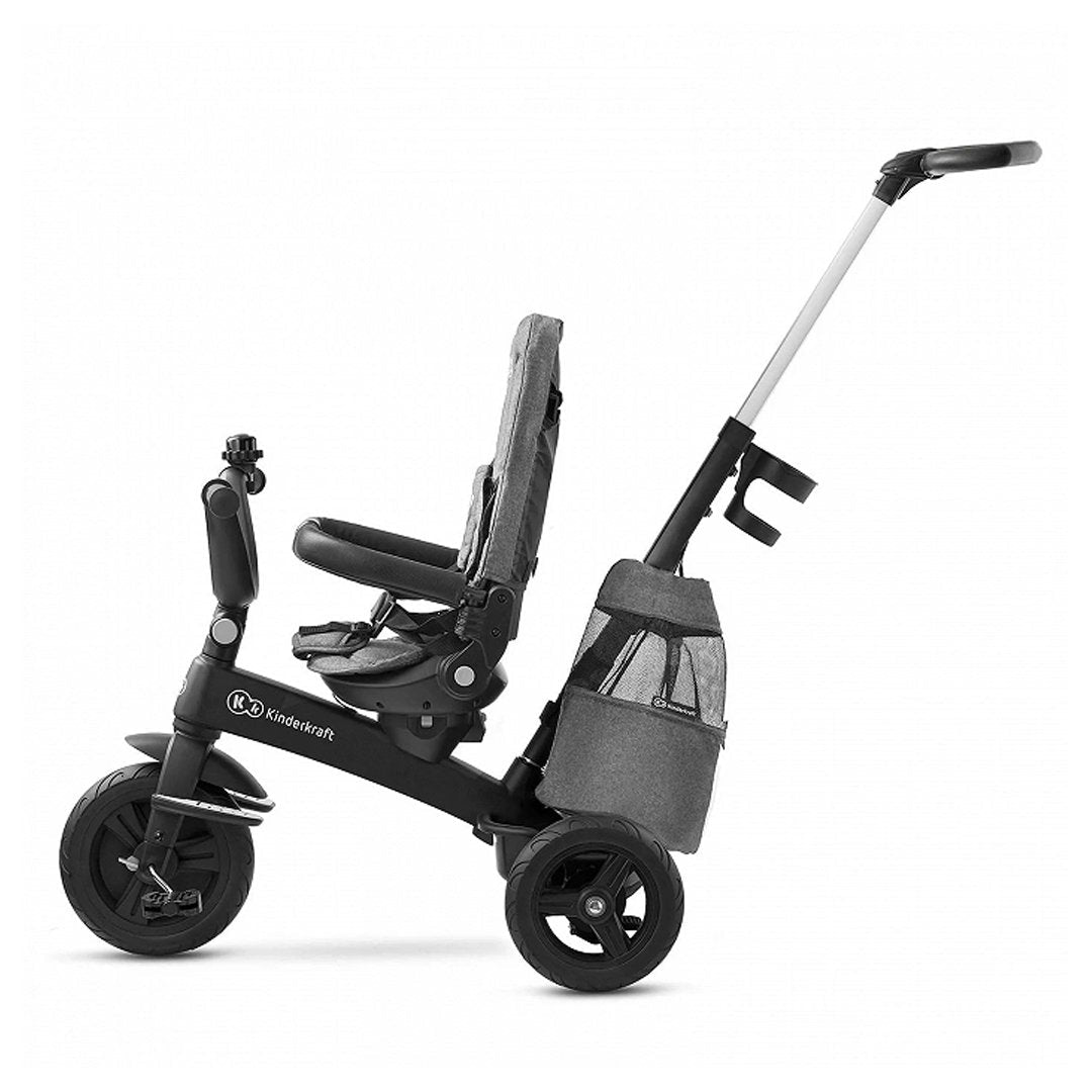 Coche Triciclo gris EASYTWIST de KinderKraft sin capota